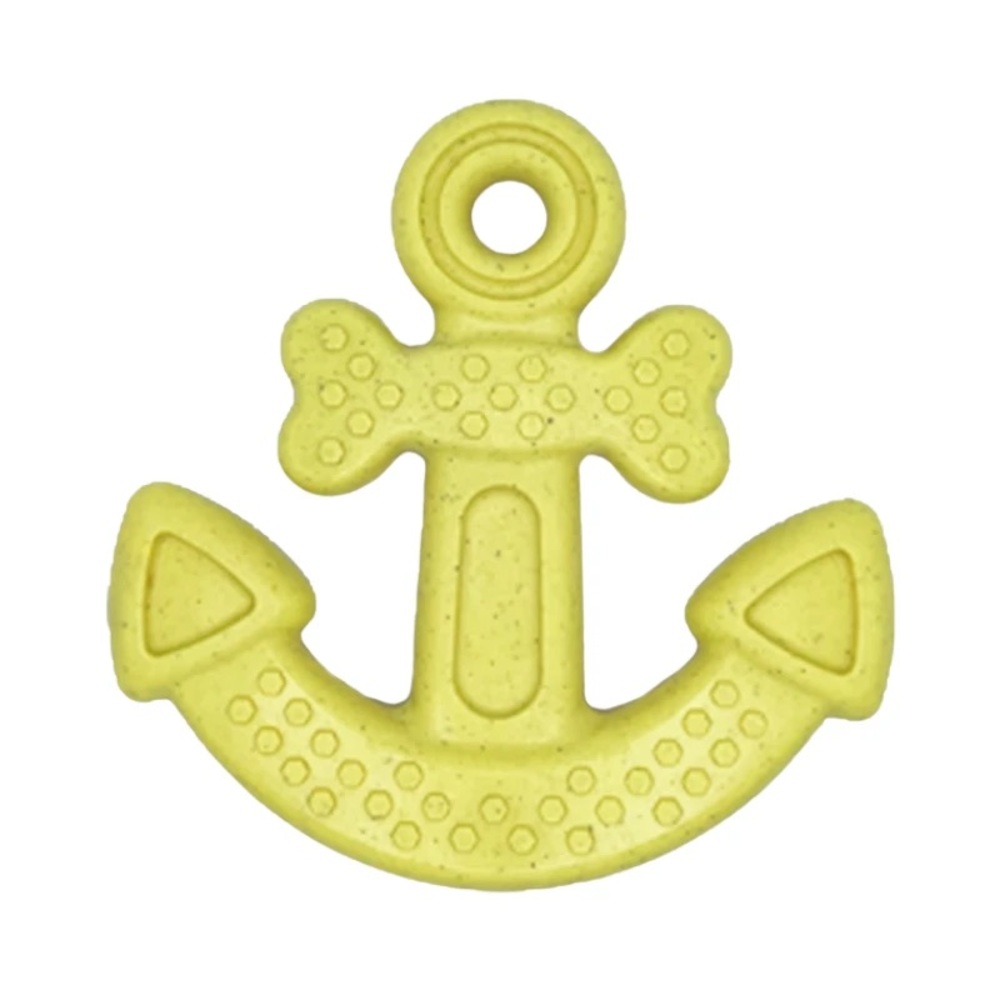 Bonetics Nylon Yellow Anchor Dog Chew Toy Medium
